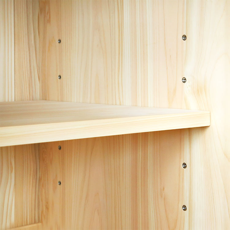 キッチン収納 追加棚60 （丸穴用） キッチン収納　ひのき　シンプル　木製