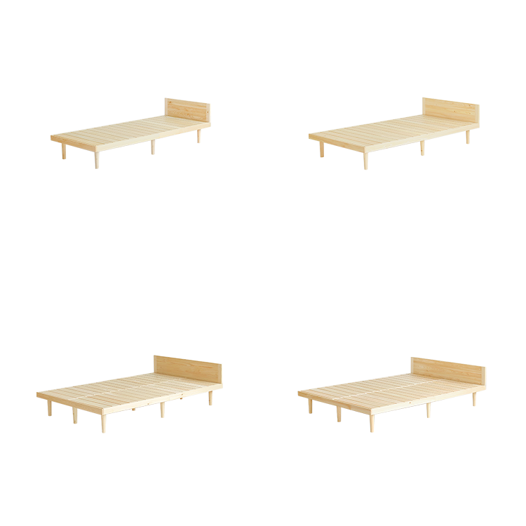 お部屋や人数に合わせて選べる充実の4サイズ展開 ベッドF スタンダード SD ひのき ベッド シンプル 木製