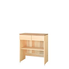 キッチンカウンター B80　食器棚　ひのき　シンプル　木製