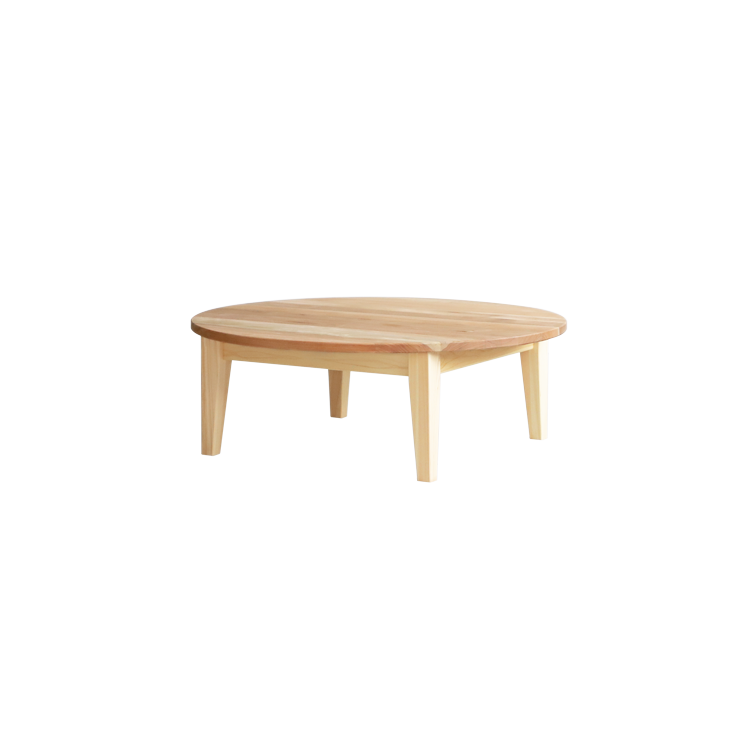 ラウンドテーブル D kurumi 100 ロータイプ くるみ ダイニングテーブル シンプル 木製