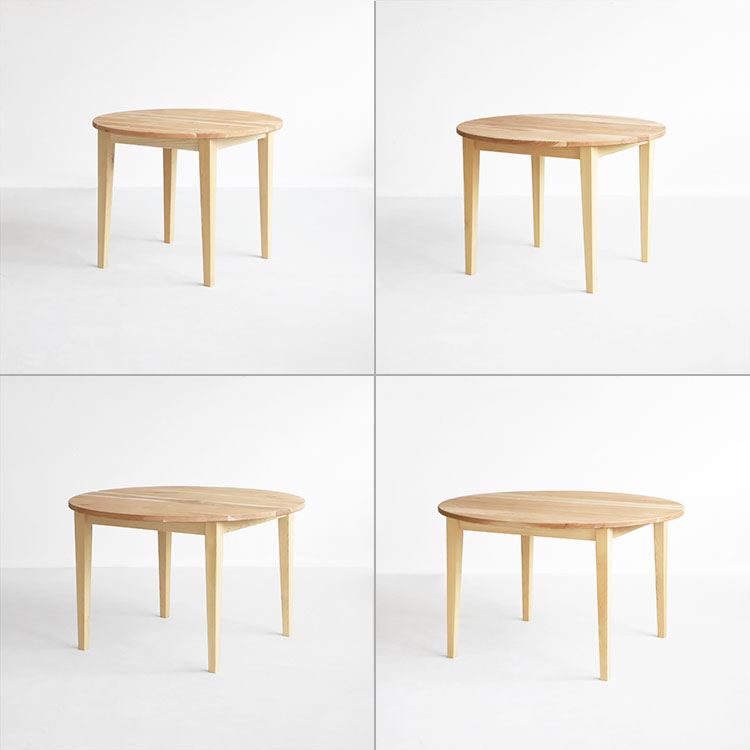 高さ70cmのラウンドテーブル ラウンドテーブル D kurumi 90 ロータイプ くるみ ダイニングテーブル シンプル 木製