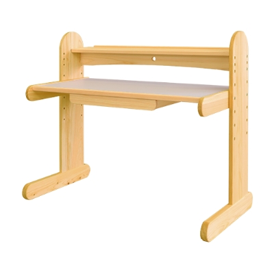 nvovo K100 デスク 学習机 デスク ひのき 無垢 シンプル　木製