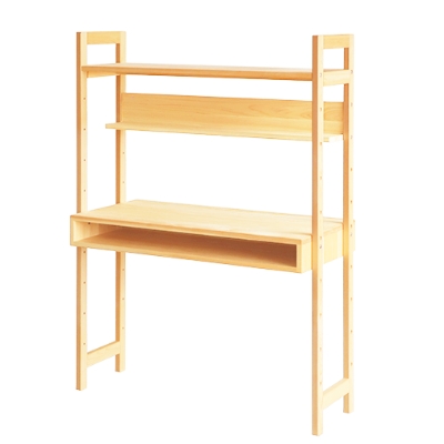 デスクラック 学習机 デスク ひのき 無垢 シンプル　木製