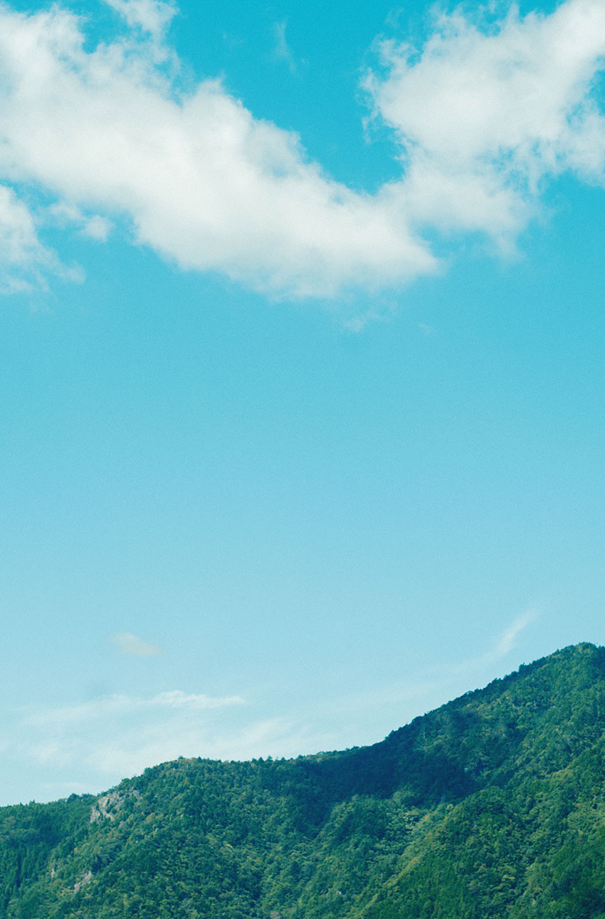 山と空の風景写真