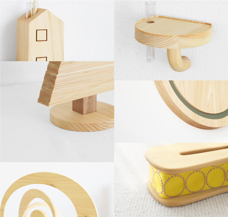 PIECE of FURNITURE 家具をつくる工程から生まれた数量限定の雑貨シリーズ