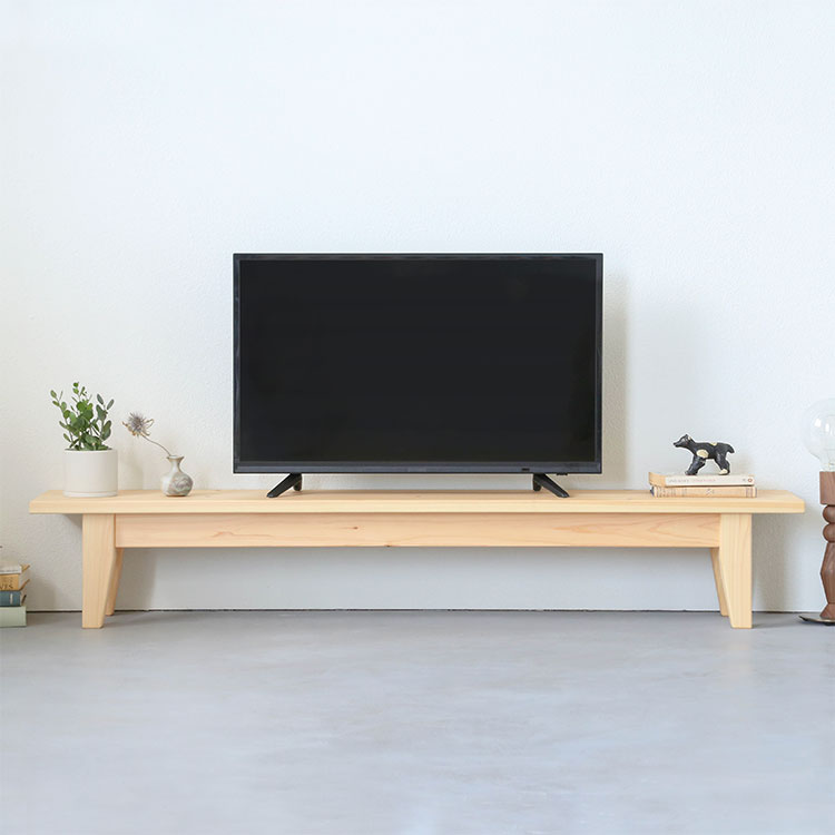 テレビボード P ひのき テレビボード 無垢 シンプル 木製