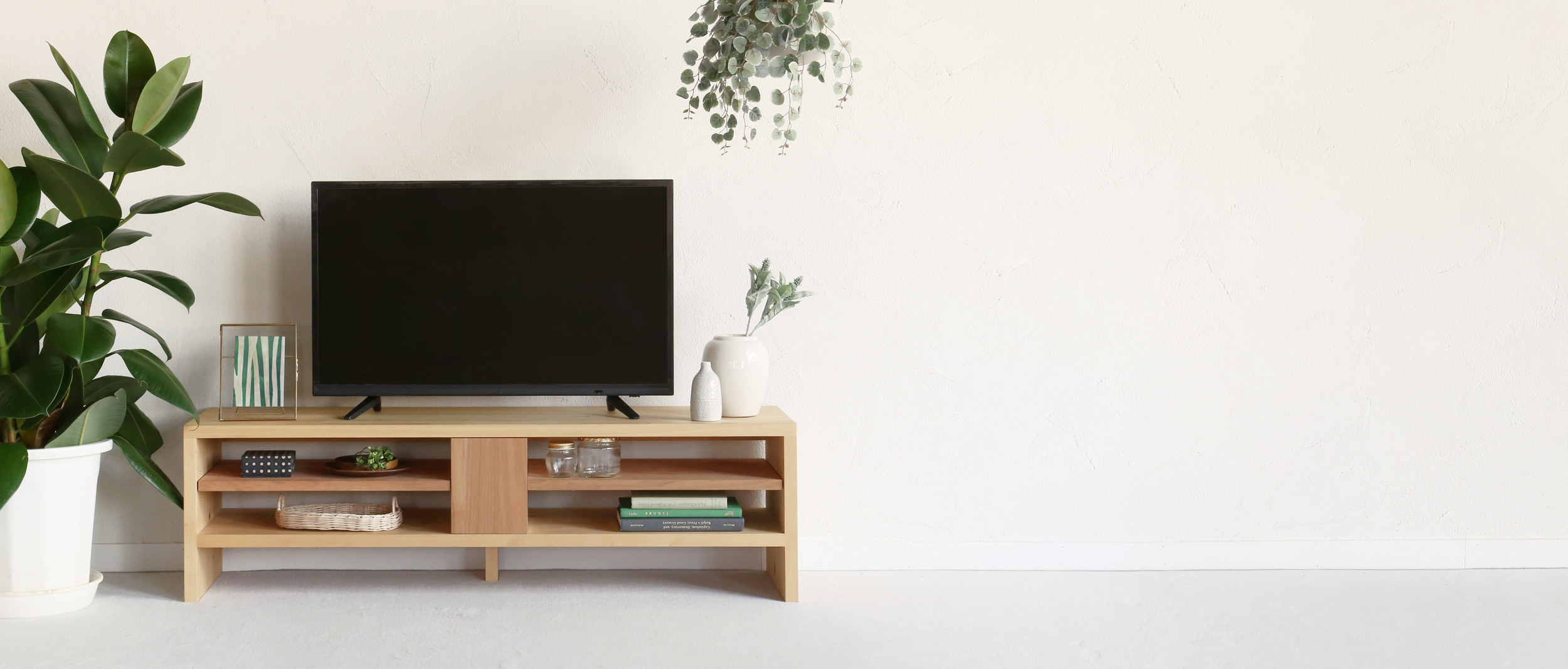 テレビボード特集 ひのき テレビボード　無垢　シンプル　木製