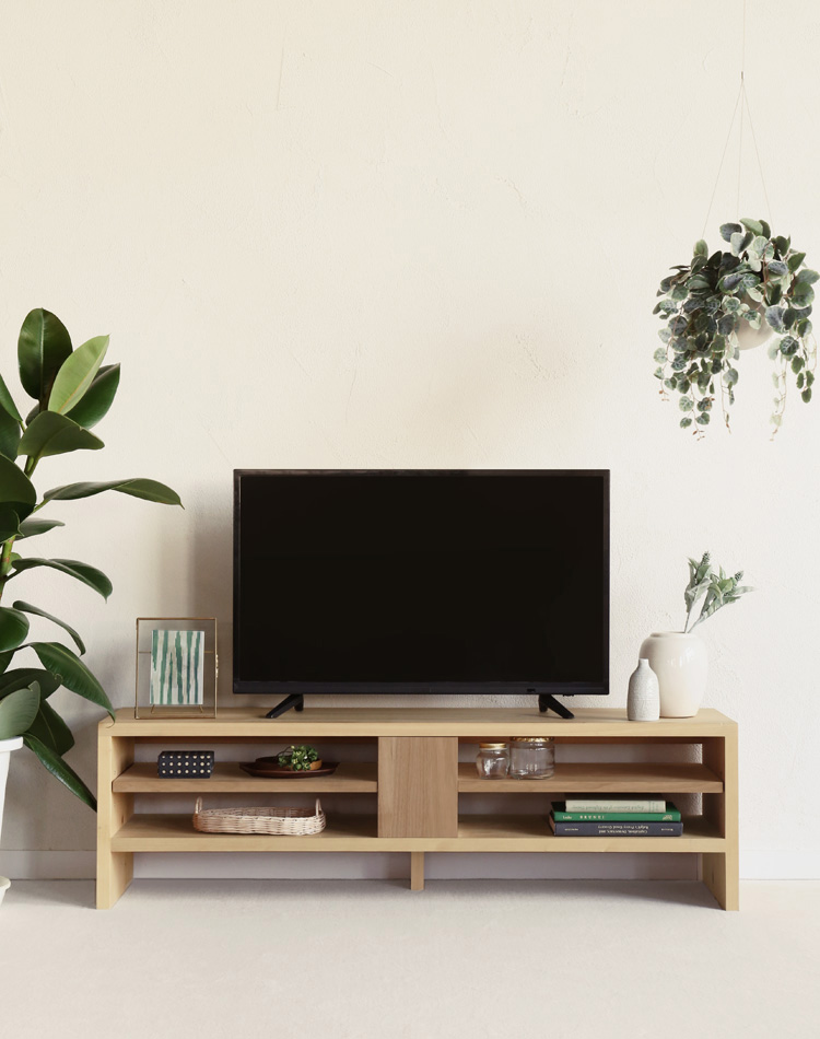 テレビボード特集 ひのき テレビボード　無垢　シンプル　木製
