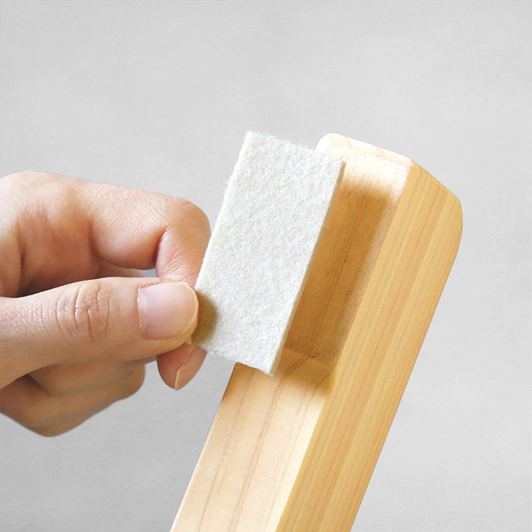 2本脚チェア canvas ひのき 椅子 シンプル 木製