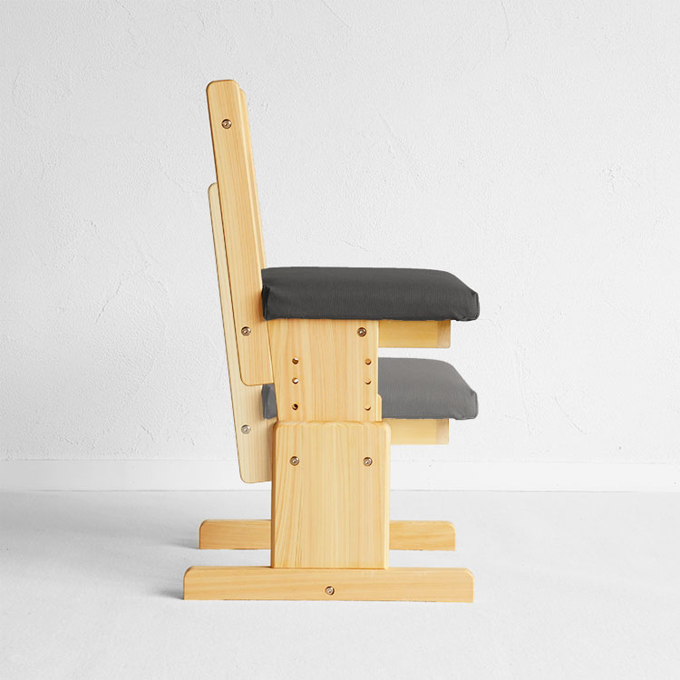 2本脚チェア canvas ひのき 椅子 シンプル 木製