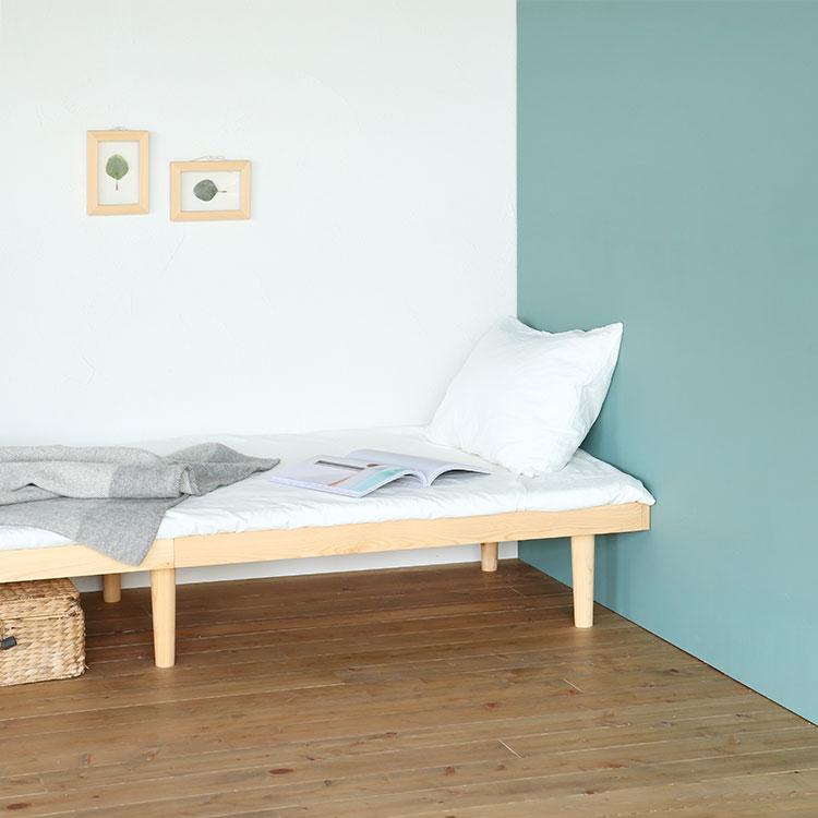 ベッドF フラット SS ひのき ベッド シンプル 木製