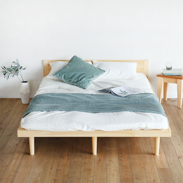 ベッドF スタンダード D ひのき ベッド シンプル 木製