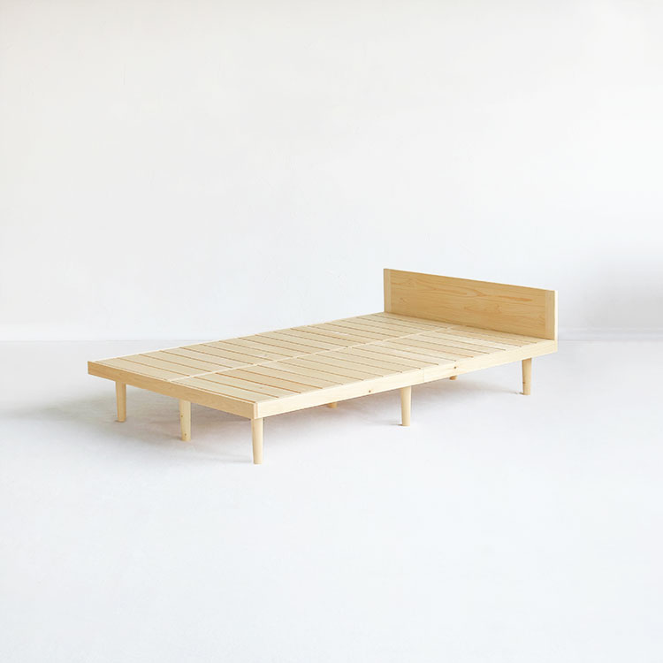無垢のひのきでつくる スタイリッシュなすのこベッド ベッドF スタンダード SD ひのき ベッド シンプル 木製