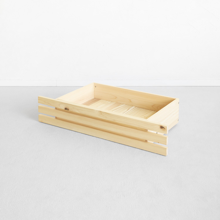 ベッドF専用 ベッド下を有効活用できる収納ボックス ベッドF 収納ボックス ひのき ベッド下収納 ベッド シンプル 木製