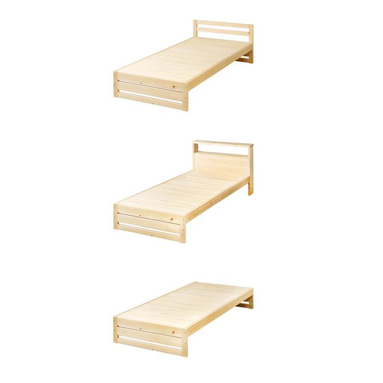 ベッドMシリーズに組み合わせ可能 ベッドM 専用収納ボックス ベッド 収納ボックス ひのき 檜 シンプル 木製 オーガニック