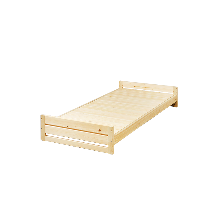 ベッドM フラット ひのき シンプル 木製
