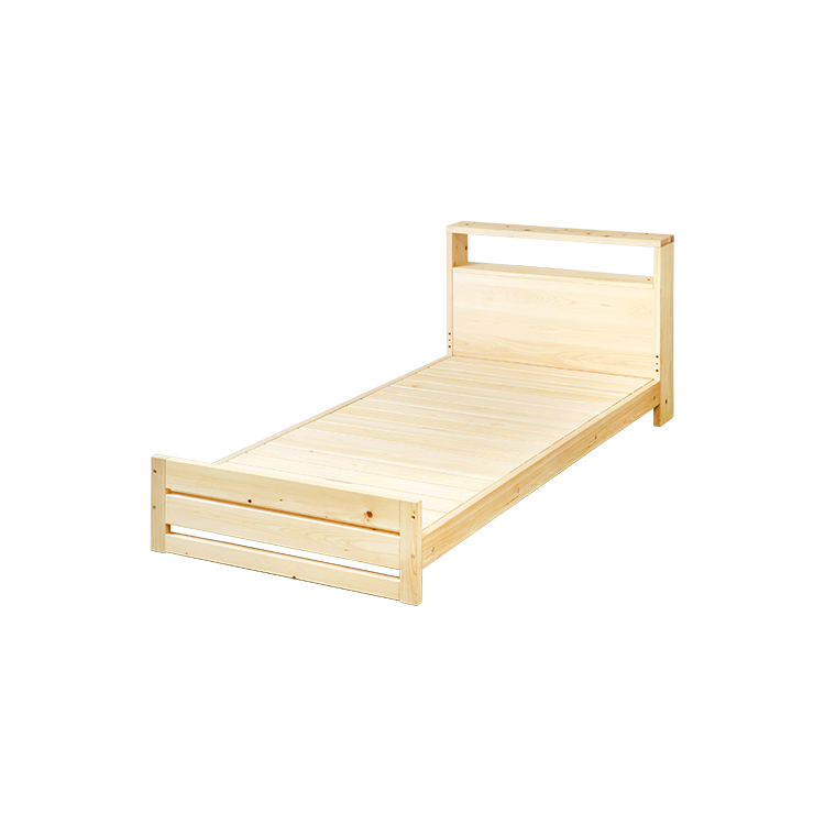 ベッドM ヘッドボード ひのき シンプル 木製