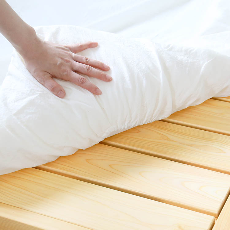 ベッドセット 14 ベッド マットレス ひのき 檜 シンプル 木製 オーガニック オーガニックコットン