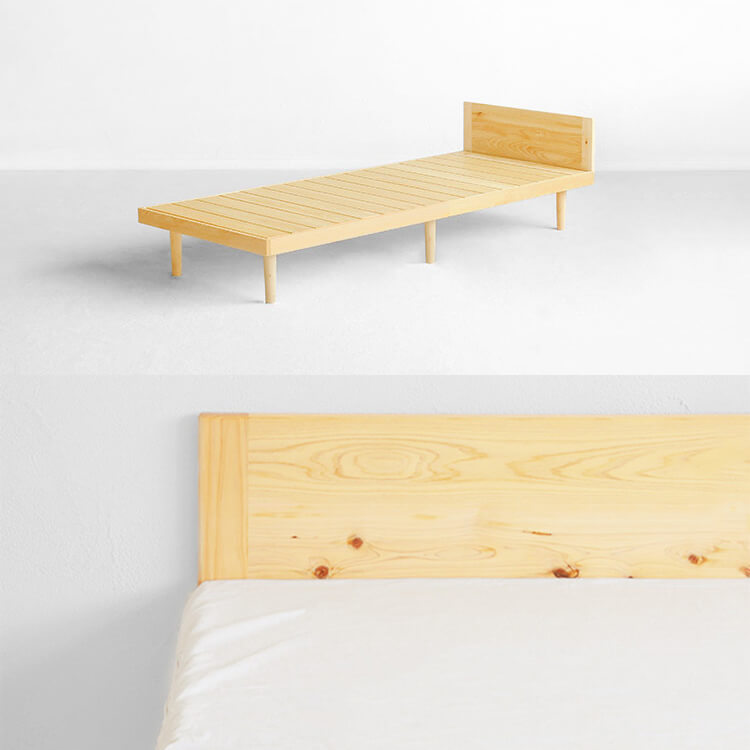ベッドセット 14 ベッド マットレス ひのき 檜 シンプル 木製 オーガニック オーガニックコットン