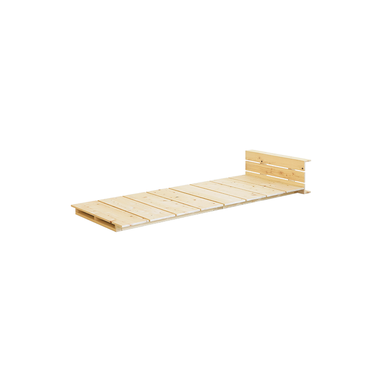 ベッドTL フロア SS ベッド セミシングル オーガニック シンプル ひのき 木製