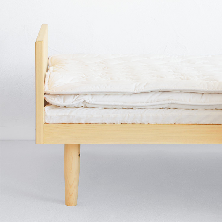 オーガニックフラットシーツ SS-S 寝具 敷ふとん シンプル オーガニックコットン