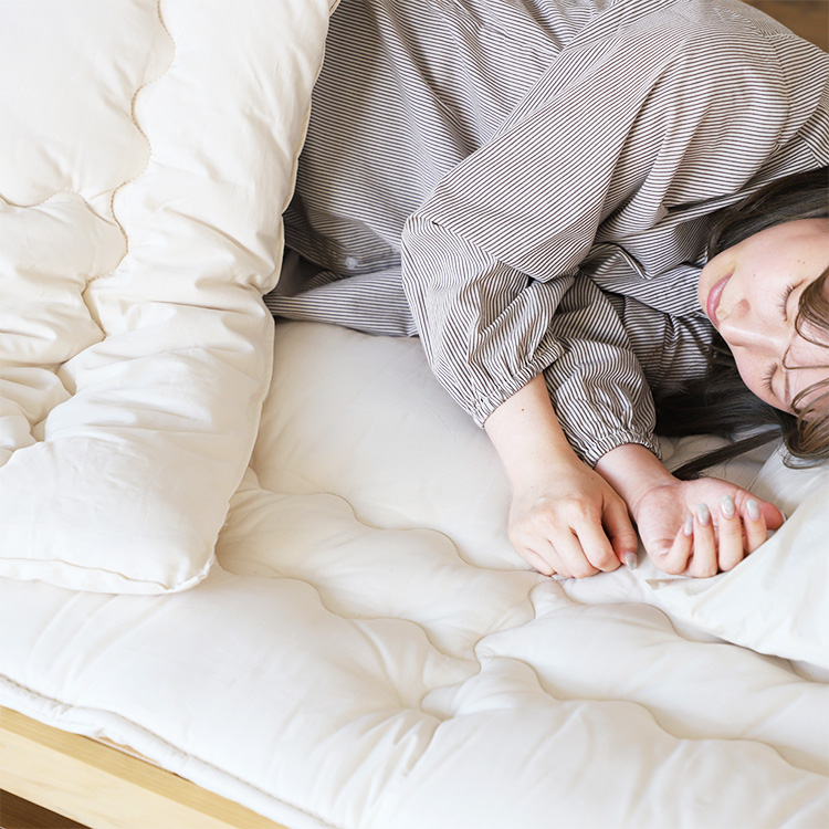 オーガニック敷ふとん SS 寝具 敷ふとん シンプル オーガニックコットン