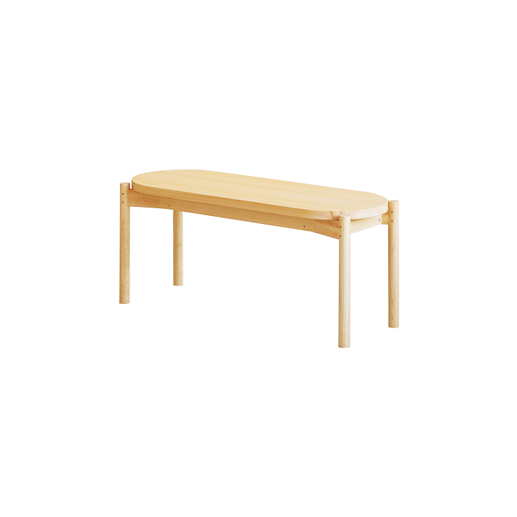 ベンチ O 長椅子 ダイニングベンチ リビング オーガニック シンプル ひのき 木製