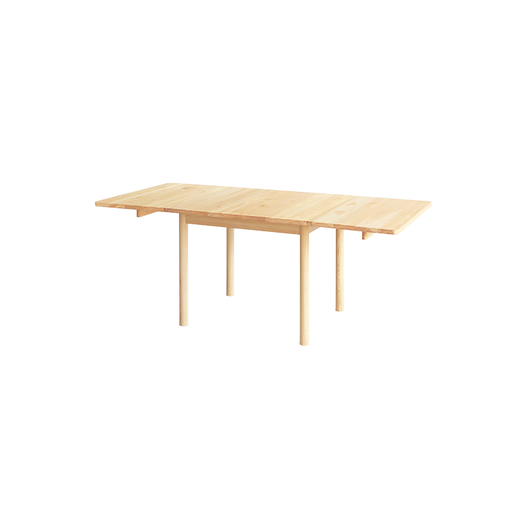 拡張テーブル B しかく テーブル オーガニック シンプル ひのき 木製