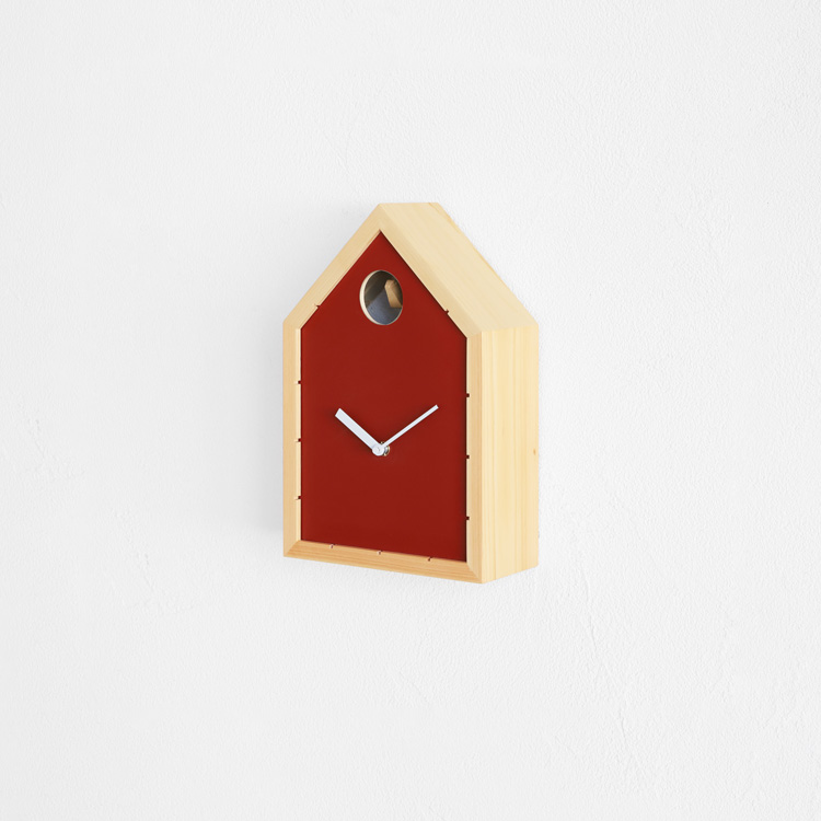 無垢100％、職人がつくるカッコー時計 clock 9_9 カッコー時計 リビング オーガニック シンプル ひのき 木製