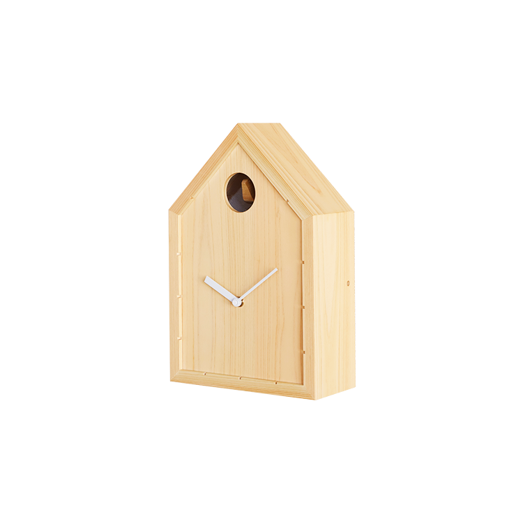 clock 9_9 ひのき カッコー時計 リビング オーガニック シンプル ひのき 木製