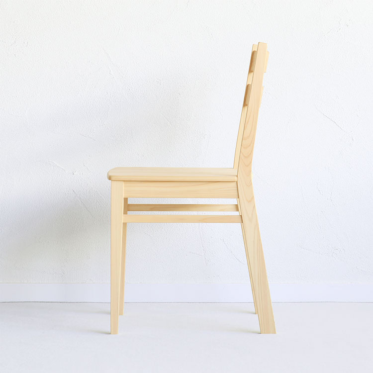 安心の耐荷重 約100kg Dチェア ひのき ダイニング 椅子 シンプル 木製