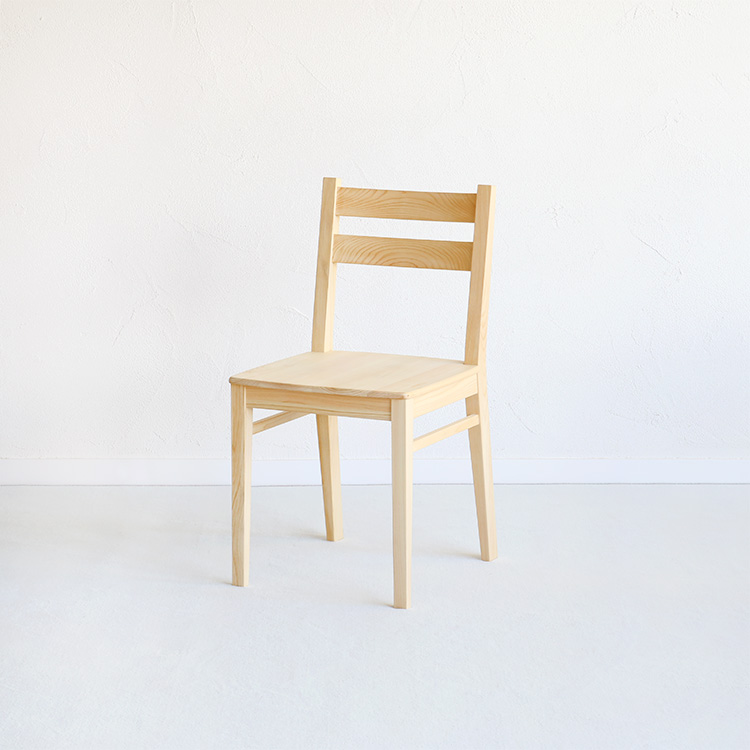 ダイニングに最適 ベーシックな木製チェア Dチェア ひのき ダイニング 椅子 シンプル 木製
