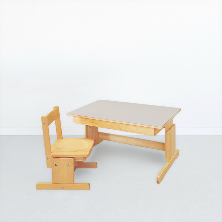 はじめの一歩デスクセット 学習机  デスク 送料無料 オーガニック ひのき シンプル 国産 木製