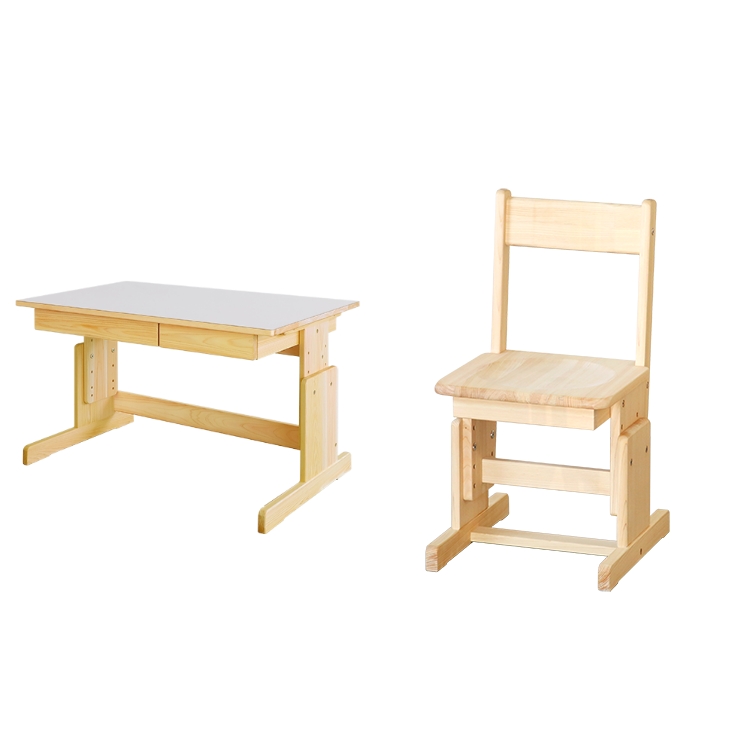 はじめの一歩デスクセット 学習机  デスク 送料無料 オーガニック ひのき シンプル 国産 木製