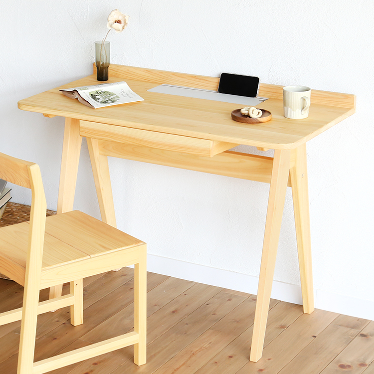 北欧の学習机がベースモダンなデスク 北欧スタイルデスクセット 学習机  デスク nvovoデスク チェア  送料無料 オーガニック ひのき シンプル 国産 木製