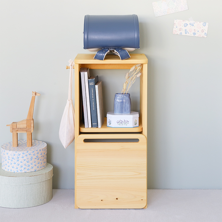 ロングライフデザインのランドセルラック 北欧スタイルデスクセット 学習机  デスク nvovoデスク チェア  送料無料 オーガニック ひのき シンプル 国産 木製