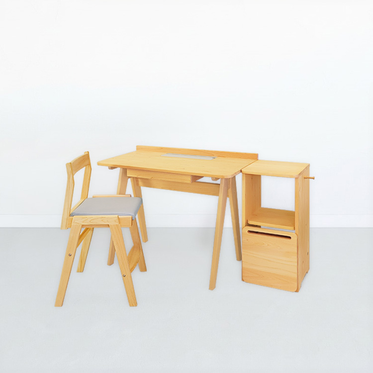 北欧スタイルデスクセット 学習机  デスク nvovoデスク チェア  送料無料 オーガニック ひのき シンプル 国産 木製