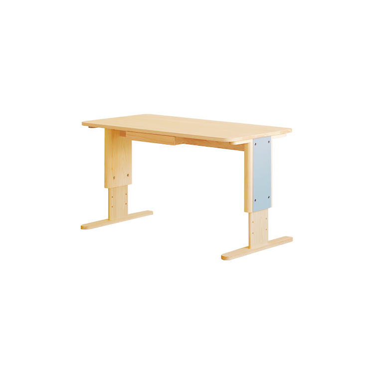 nvovoデスク B115 pale blue 即納春色セット 学習机  デスク 送料無料 オーガニック ひのき シンプル 国産 木製