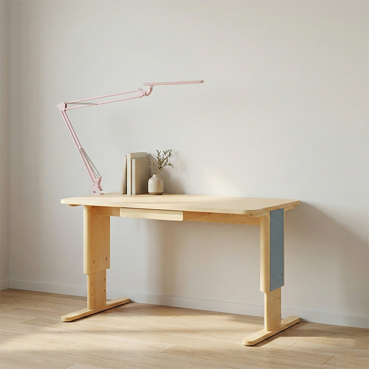 即納春色セット 学習机 デスク 送料無料 オーガニック ひのき シンプル 国産 木製
