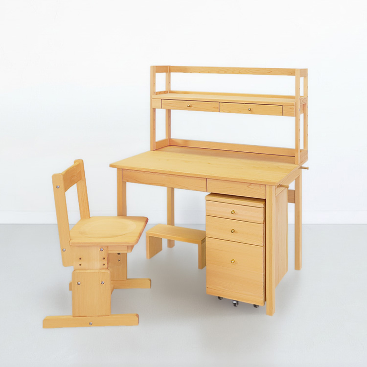 ロングセラー商品を集めたベーシックセット キシル定番デスクセット 学習机  デスク 4本脚デスク 送料無料 オーガニック ひのき シンプル 国産 木製