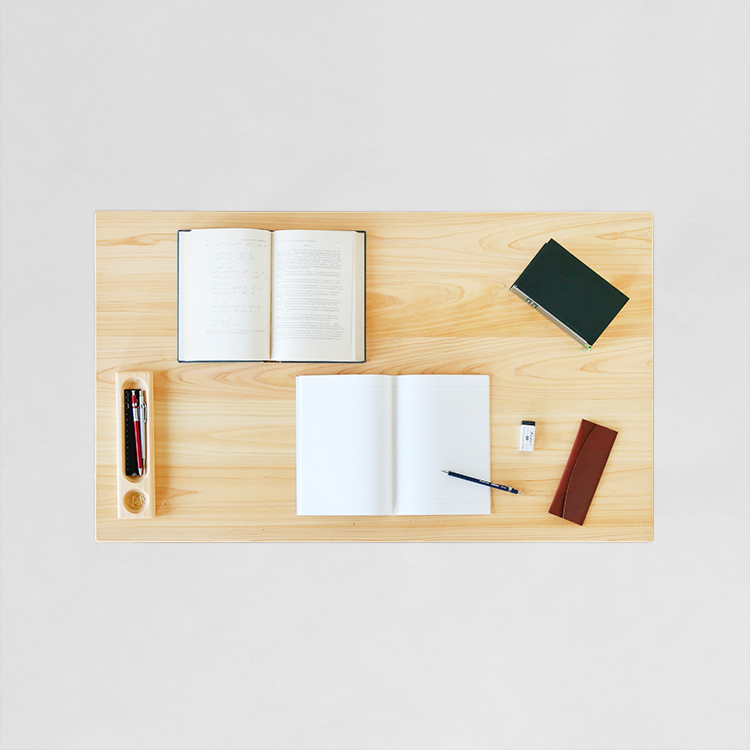 学習机として十分、スタンダードなサイズ キシル定番デスクセット 学習机  デスク 4本脚デスク 送料無料 オーガニック ひのき シンプル 国産 木製