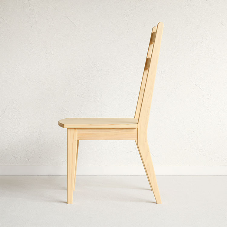 安心の耐荷重 約100kg Gチェア ひのき ダイニング 椅子 シンプル 木製