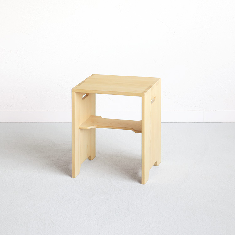 「祝」と書いてホウリ。贈り物にも最適なスツール HOURI スツール ひのき 椅子 スツール シンプル 木製