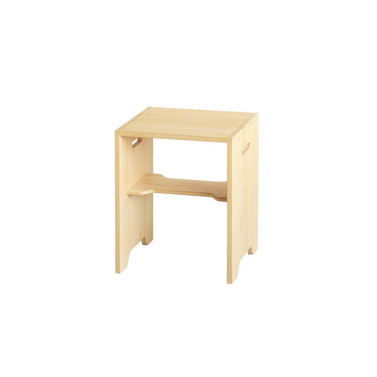 HOURI スツール ひのき 椅子 スツール シンプル 木製