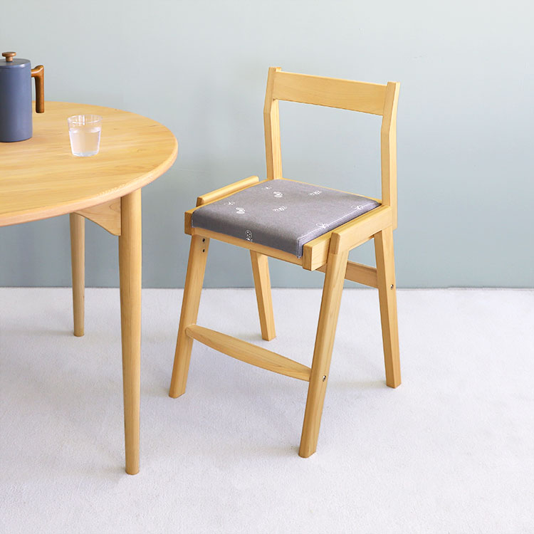 キッズチェア A canvas 学習机 椅子 リビング オーガニック シンプル ひのき 木製