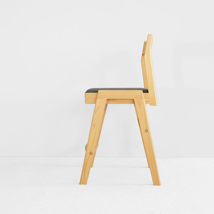 キッズチェア A canvas 学習机 椅子 リビング オーガニック シンプル ひのき 木製