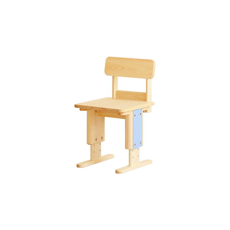 キッズチェア B 学習椅子 チェア 学習机 高さ調節 オーガニック シンプル ひのき 木製