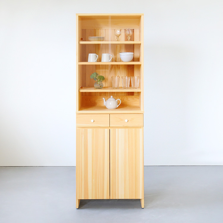 キッチンボード A60 cupboard キッチン収納 ひのき シンプル 木製