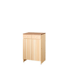 キッチンカウンター A60　食器棚　ひのき　シンプル　木製