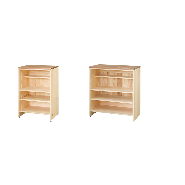 キッチンカウンター C　キッチン収納　ひのき　シンプル　木製